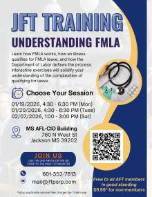 JFT training flyer