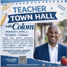 Teacher Town Hall Flyer